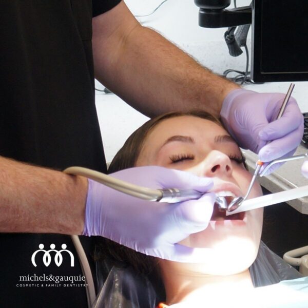 Patient receiving emergency tooth extraction treatment in Greenville NC